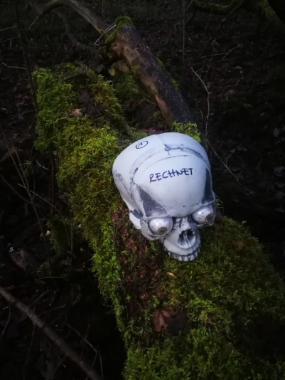 Der unheimliche Fund – Geocaching im Jägersburger Wald – Neuer Multi