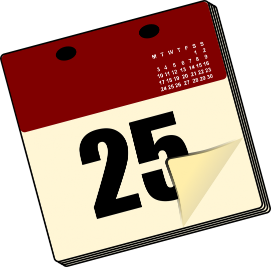 Abreisskalender