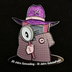 Geoheimnisträger Coin Pink